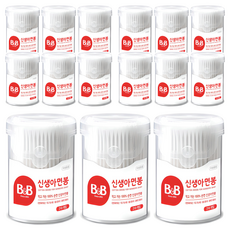 B&B 新生兒棉花棒, 210入, 15個