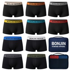BONJIN 男性專用 黑標版 Steel 貼身平口褲 BJMP1007 10件組