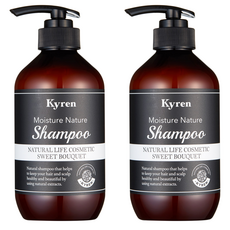 Kyren 保濕洗髮精 甜蜜花束香, 500ml, 2個