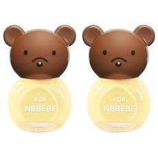 엔비베베 아동용 매니큐어, 크림레몬, 2개