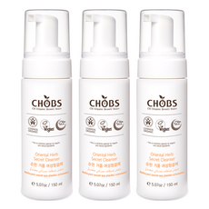 CHOBS 女性私密溫和清潔慕斯, 150ml, 3瓶