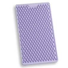 Living Alley 矽膠雙面足部按摩墊指壓用腳底足部指壓墊, 紫色, 1個