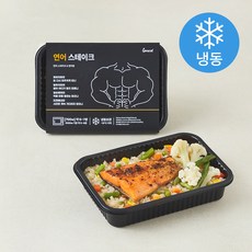 식스밀 연어 스테이크 (냉동), 345g, 1개