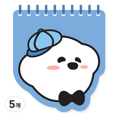 양지다이어리 페이스수첩 144매, 빵아, 5개