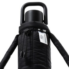 홀로홀로 밀크 원터치 보온 텀블러 + 구름 파우치 세트, MATT BLACK, MATT BLACK, 1세트, 430ml