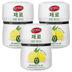 DONGSUH 東西食品 里奇的零檸檬水, 3個, 600g, 1入