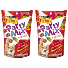Friskies 喜躍 Party Mix 香酥餅 炙燒烤肉 貓零食, 60g, 2包