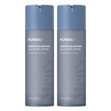 KUNDAL 昆黛爾 男士水潤平衡多合一乳液, 2個, 150ml