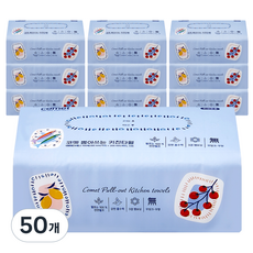 코멧 뽑아쓰는 3겹 천연펄프 키친타올, 50개, 100개입