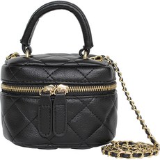 MIC CORN 女子迷你連鎖手提袋MTZ51622, 黑色