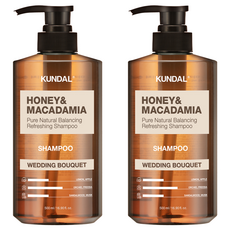 KUNDAL 昆黛爾 蜂蜜澳洲堅果香氛洗髮乳 Wedding Bouquet, 500ml, 2瓶