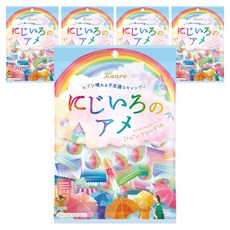 칸로 레인보우 캔디, 65g, 5개