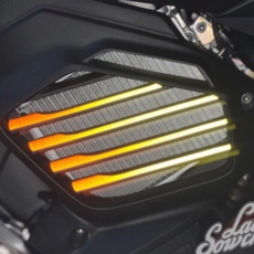 YAMAHA Force2.0大燈貼, 金黃色, 1組