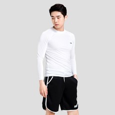 이라인 로고 래쉬가드 상의