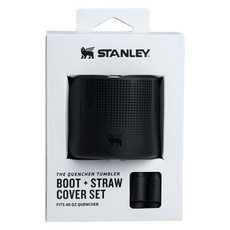 스탠리 퀜처 부츠 바닥 커버 + 스트로 캡 1.18L 전용, 블랙, 1세트