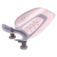 Vanibaby 升級版洗屁屁神器, 適用於1-12個月寶寶, 4檔可調, 帶吸盤鎖扣和懸掛圓孔, 紫色, 1個