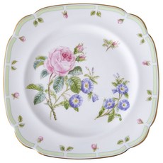 ROYAL ALBERT 植物金色方形餐盤, ROSES
