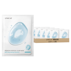 UNICAT 變臉貓 極致8HR保水果凍面膜, 10片, 1組