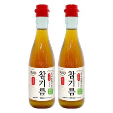BokineMeokgeori 全芝麻低溫壓榨溫和清麻油, 300ml, 2個
