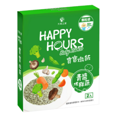 HAPPY HOURS 寶寶燉飯 青醬佐鮮蔬 2包, 300g, 26盒