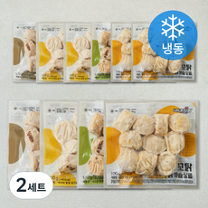 네네치킨 네꼬닭 통통 닭가슴살 4종 혼합 (냉동), 100g, 1개입, 20개