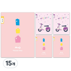 공부왕 초등 일기장 좁은칸 32매 B타입 랜덤, 랜덤발송, 15개
