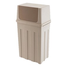 艾米購物 大容量垃圾桶 卡其色 簡約耐用, 30L