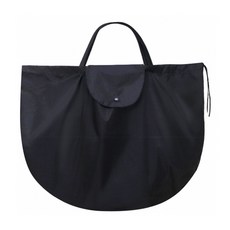 上手家居 防水安全帽袋 購物袋 大容量, 黑色, 48cm, 1個