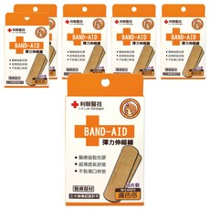 利聯醫技 彈力伸縮繃 膚色, 18片, 6盒