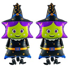 泰坦萬聖節派對活動氣球, 萬聖節小女巫氣球, 2個