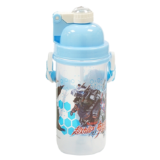 ULTRAMAN 超人力霸王 布雷薩 彈跳水壺 適合六歲以上, 藍色, 500ml, 1個