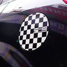 [레이스텍] 스타일리쉬 주유구커버 가니쉬 체커 A-47, 체커 A 47, 1개