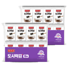 대천김 재래도시락김 16p, 64g, 2개