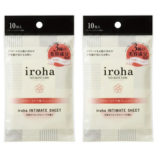 iroha 私密護膚濕巾, 40ml, 2包