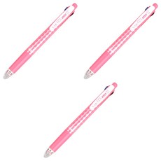 ZEBRA 斑馬牌 Sarasa 4色原子筆 0.5mm + 自動鉛筆 0.5mm J4SA11, 粉紅色, 3個