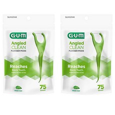 Sunstar劍角牙線, 75件, 2個