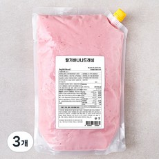 hcook 딸기바나나드레싱, 2kg, 3개