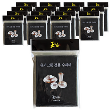 놋담 유기 전용 수세미, 1개입, 16개