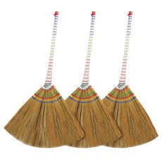 월드크린 미얀마 꽃 롱갈대비 빗자루, 3개, 혼합색상