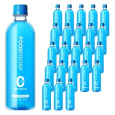 푸드올로지 터보 붐 워터 제로 슈가 음료, 500ml, 24개