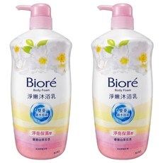 Biore 蜜妮 淨嫩沐浴乳 山茶花 淨亮保濕, 1kg, 2瓶