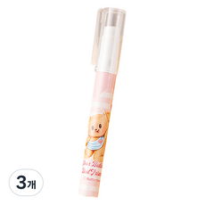 버터베어 슬림 고체풀 글루스틱 핑크, 2.2g, 3개