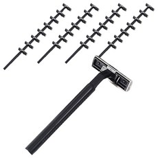 Janyhome Hotel 獨立包裝一次性剃須刀黑色, 200個, 1入