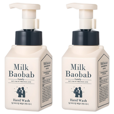 밀크바오밥 패밀리 핸드워시, 상큼한 오렌지껍질향, 300ml, 2개