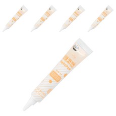 디유 초코 데코펜 화이트, 20g, 5개