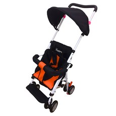 Kooma 簡易型推車, 可拆式遮陽棚, 椅背兩段式調整, 紅