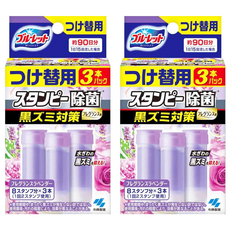 KOBAYASHI 小林製藥 BLUELET 馬桶潔淨花瓣凝膠 紫色薰衣草 補充包, 84g, 2盒