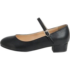 잠비 여성용 펀스 수제화 메리제인 힐 3cm