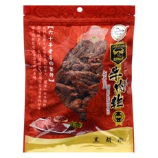 清真國際牛肉店 牛肉乾 黑胡椒, 180g, 1包