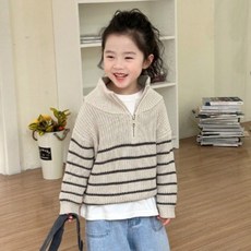 Arve 兒童 Bonita 半拉鍊針織衫